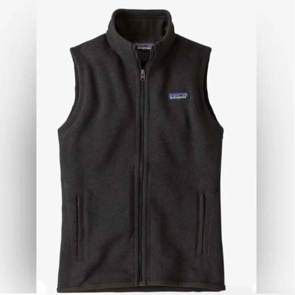 Patagonia Women’s “Better Sweater” Fleece Vest, size S, black